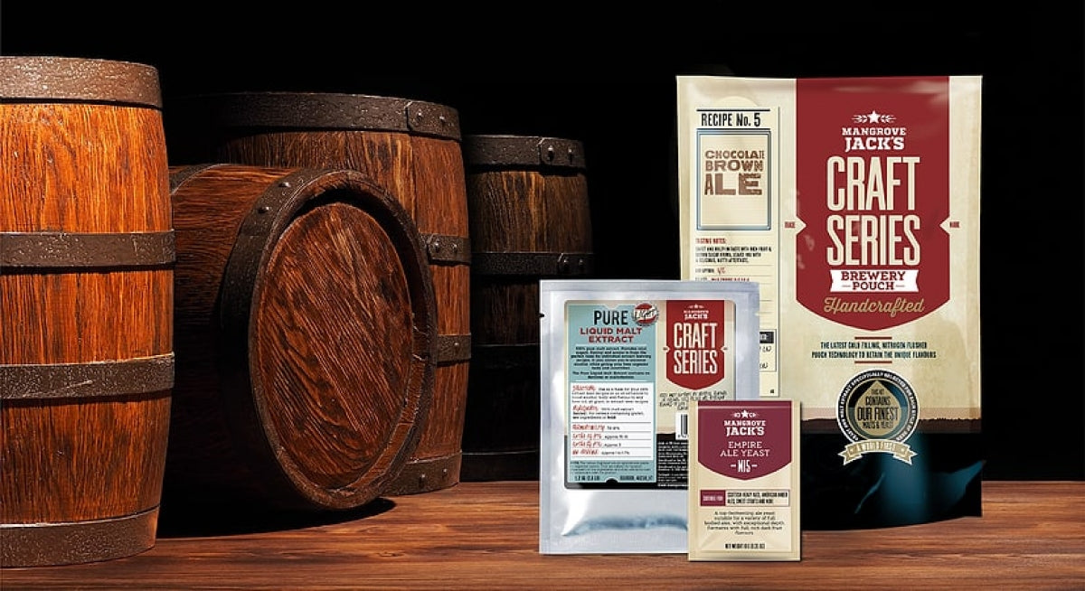 Brygging av øl og cider med ekstraktsett