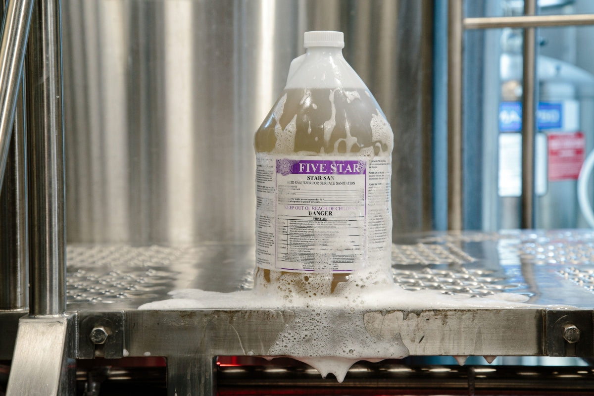 Vask og desinfeksjon av bryggeutstyr