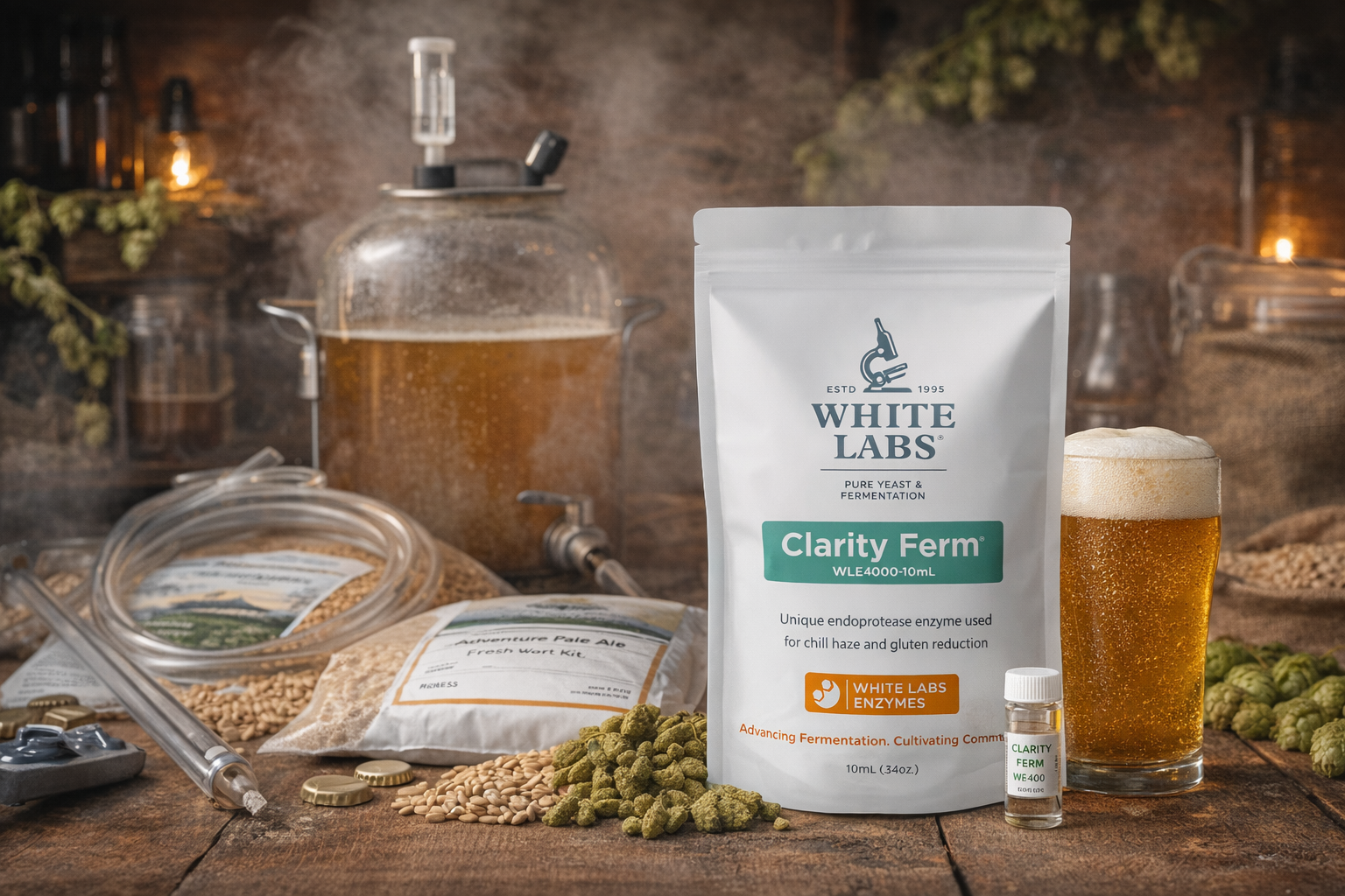 Brygg glutenredusert øl med Fresh Wort Kit og Clarity Ferm