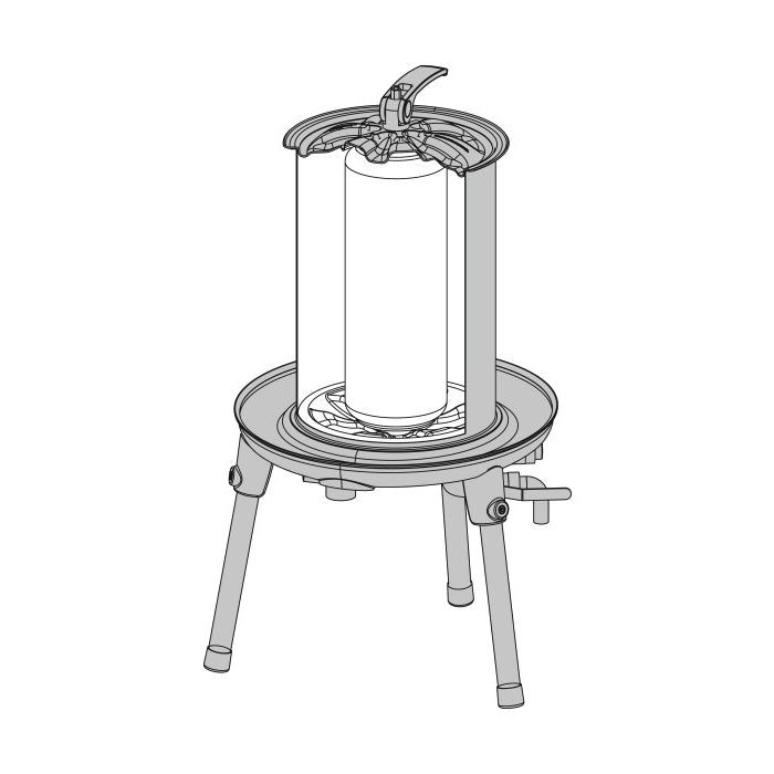 Speidel Hydropress 40L - Fruktpresse av rustfritt stål