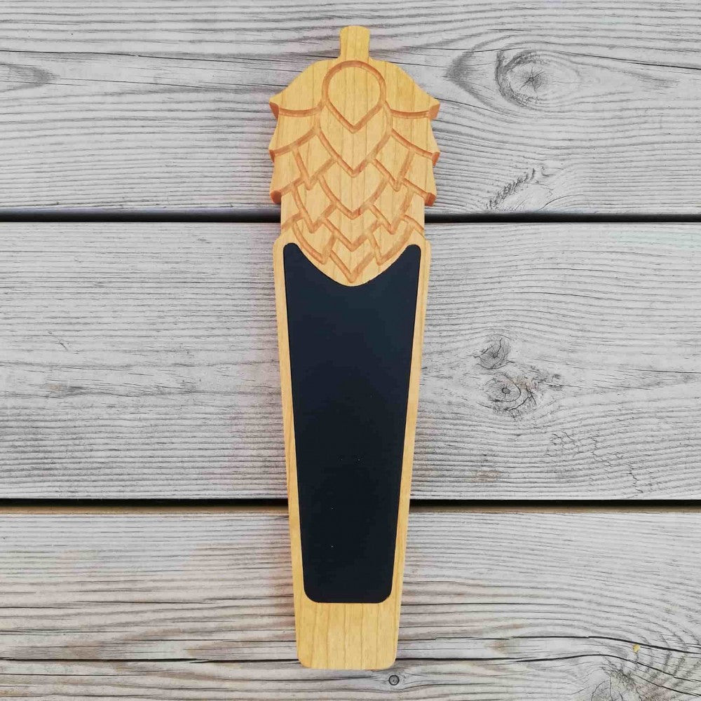 Hop Shaped Tap Handle - håndtak til tappekran med krittavle