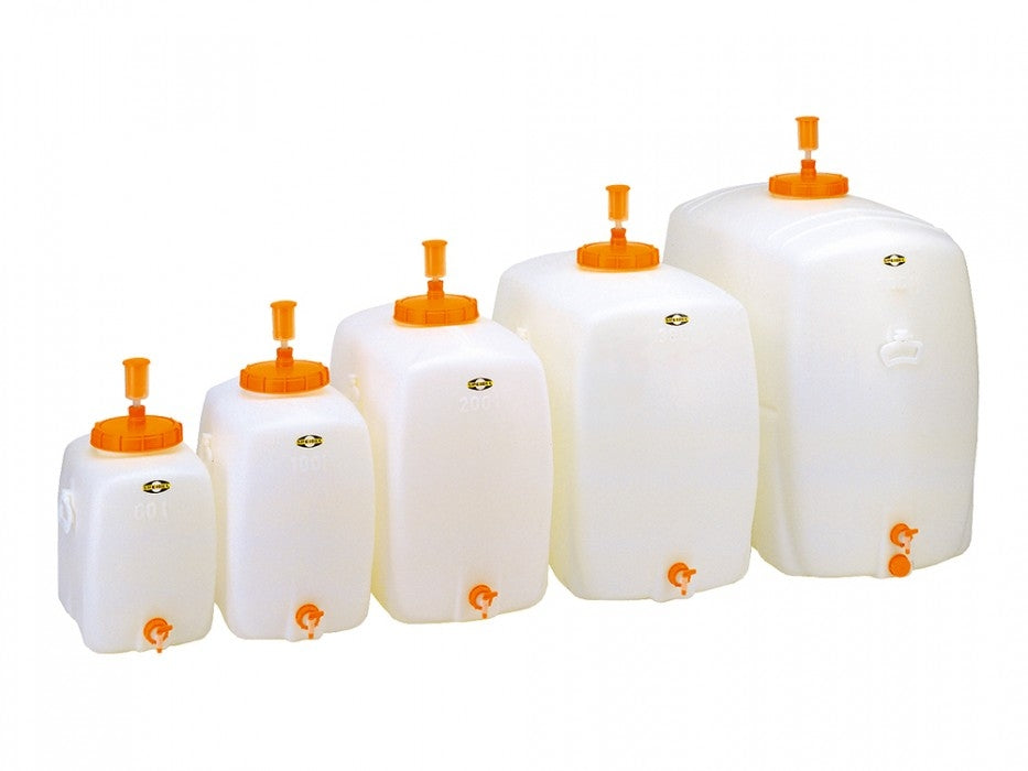 Speidel oval gjæringstank 60L med gjærlås og tappekran