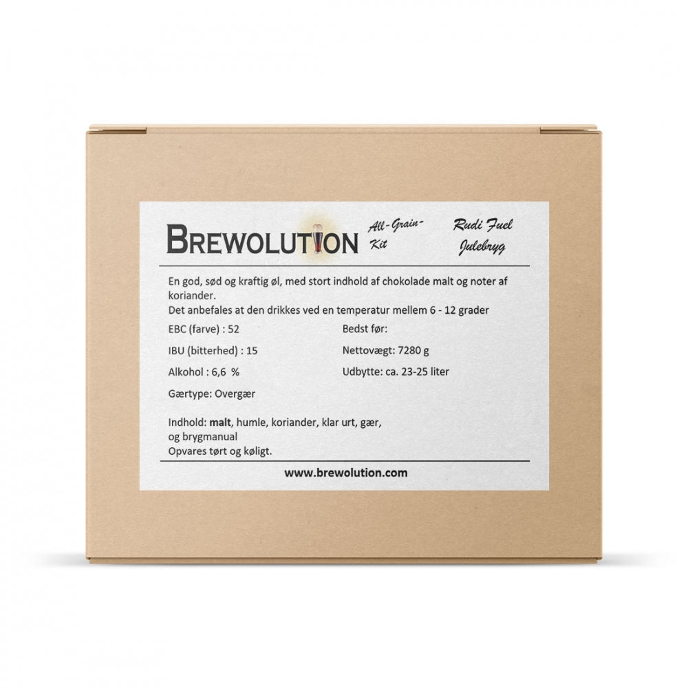 Rudi Fuel Juleøl - allgrain ølsett