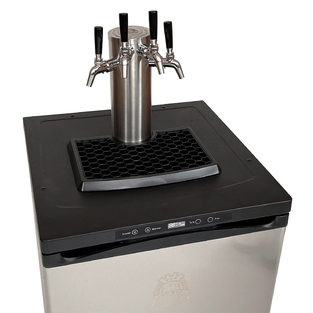 FasTap Edition KegMaster Series XL Kegerator - Fire tappekraner - Keg King
