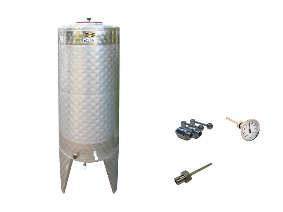 Speidel 625L gjæringstank rustfritt stål - komplett (Bestillingsvare)