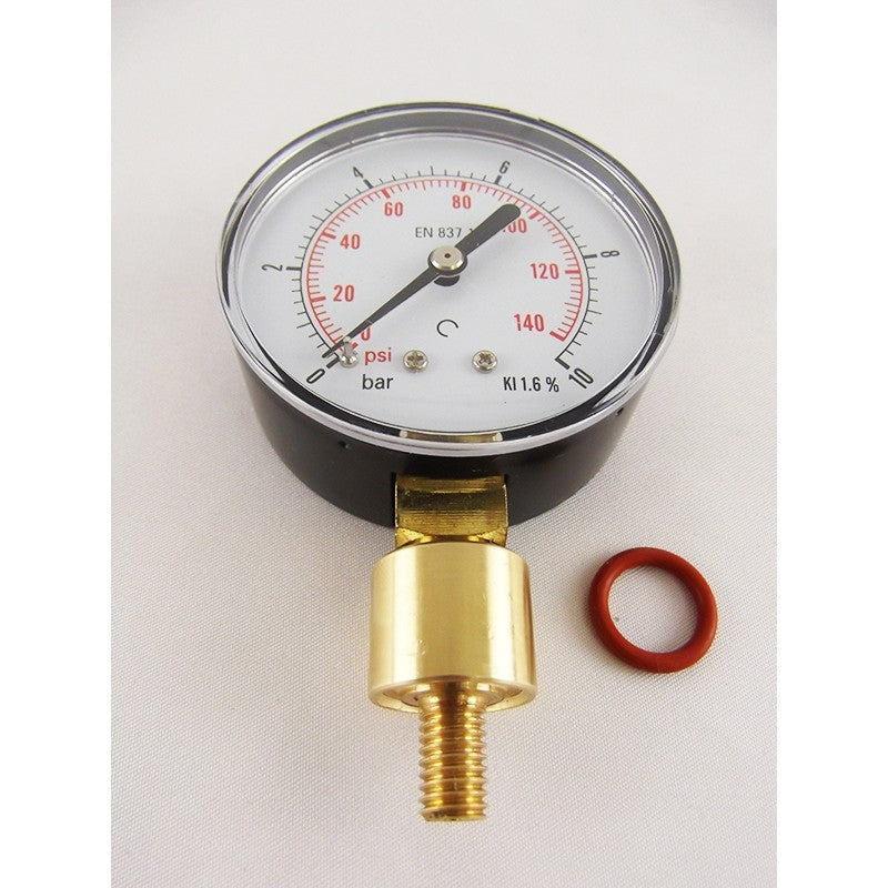 Aphrometer - manometer for flaske 0-10 bar - BacBrewing
