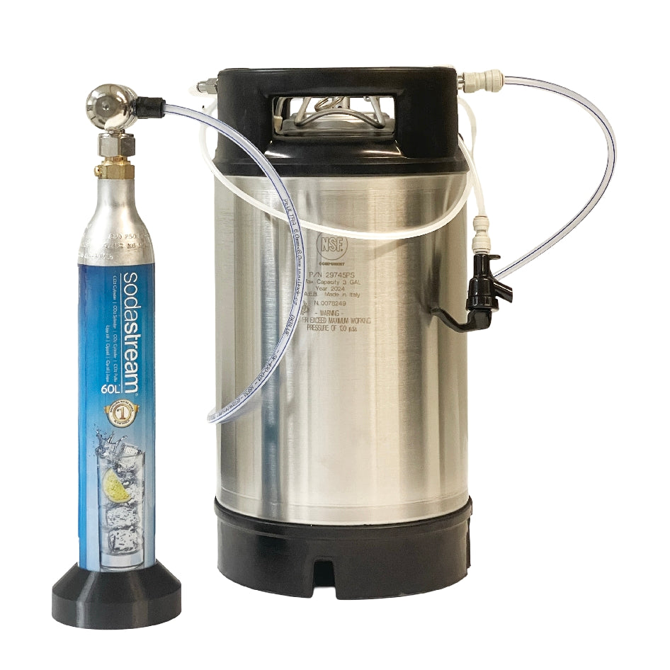 Fatpakke 425g Sodastream 12L fat med pushfit hurtigkoblinger