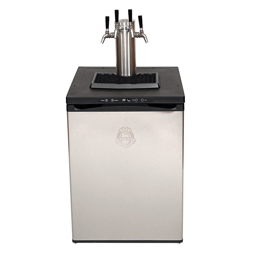 FasTap Edition KegMaster Series XL Kegerator - Fire tappekraner - Keg King