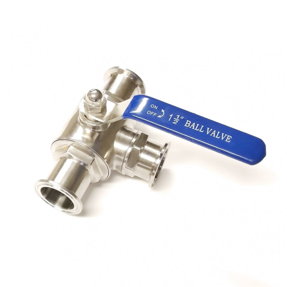 1,5" Tri-Clamp Treveis Kuleventil