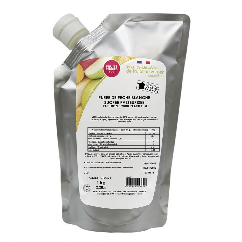 Ferskenpuré 1kg - Fruits Rouges & Co