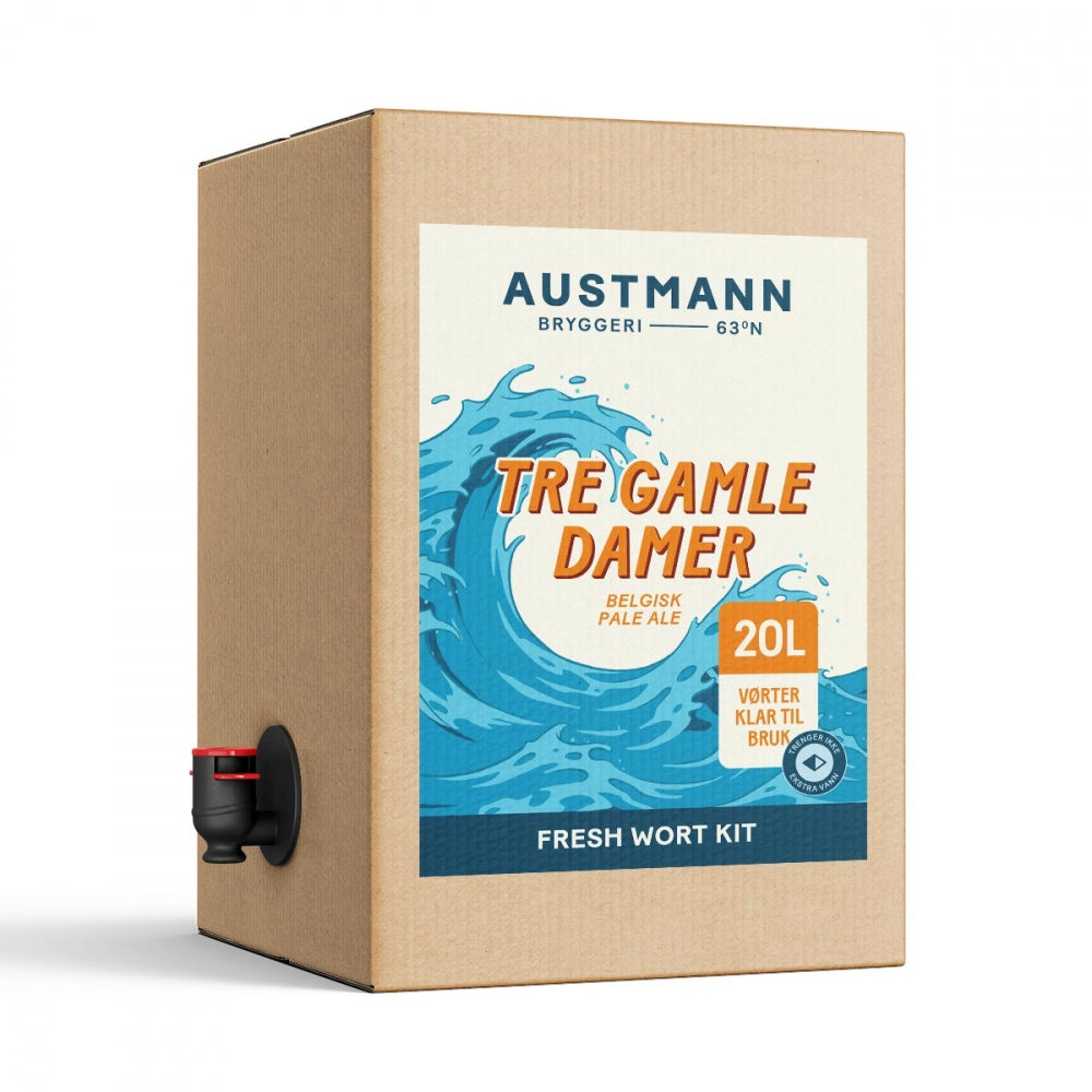 Austmann Tre Gamle Damer - 20L Fresh Wort Kit