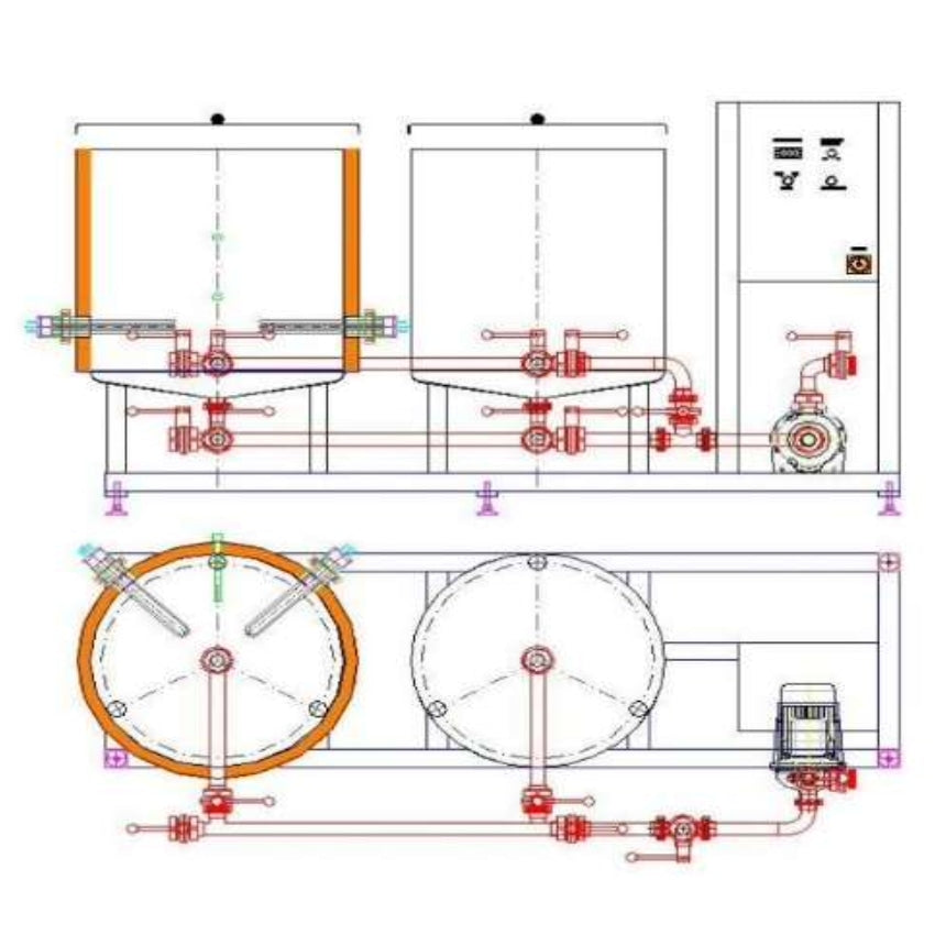 CIP System med 1-3 tanker - EnoBeer