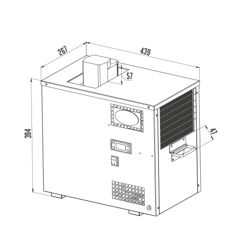 Lindr AS-40 Glycol Green Line 0,3kW - Glykolkjøler med pumpe