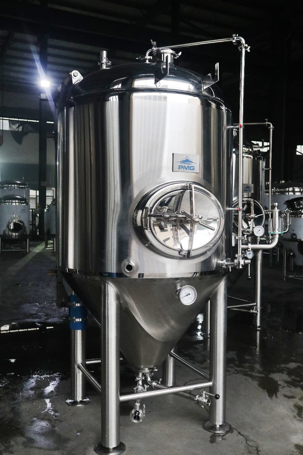 PMG 10000L Unitank av rustfritt stål, isolert og fullt utstyrt (Bestillingsvare)