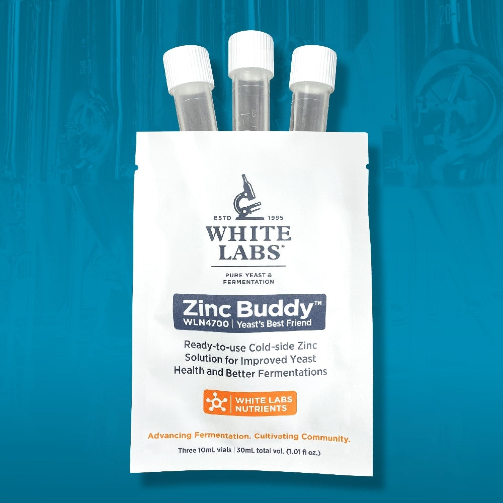 WLN4700 Zinc Buddy Gjærnæring (3 x 10ml) - White Labs