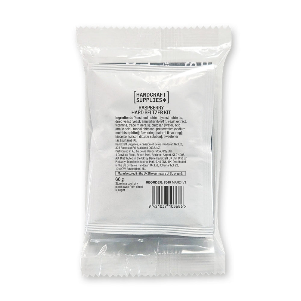 Handcraft Supplies Raspberry Hard Seltzer (Uten sukker)