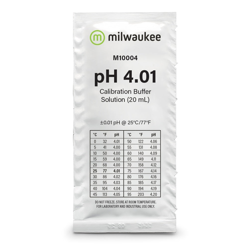 Kalibreringsvæske / buffer pH 4.01 - 20ml (Milwaukee)