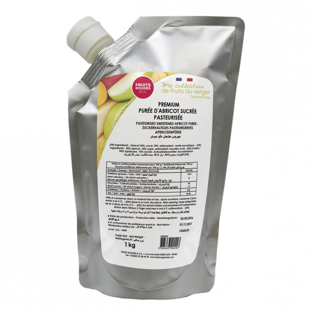 Aprikospuré 1kg - Fruits Rouges & Co