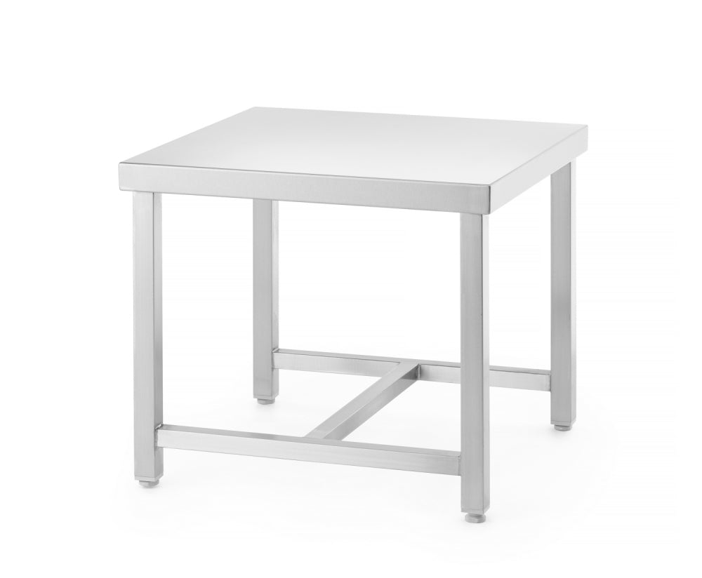 Bord av rustfritt stål - 550 x 550 x 450(h) - Hendi