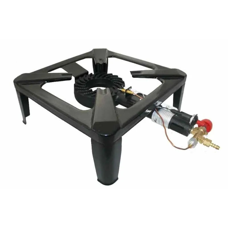 Gassbrenner / krabbekoker 6,5kW med tennsikring og piezo