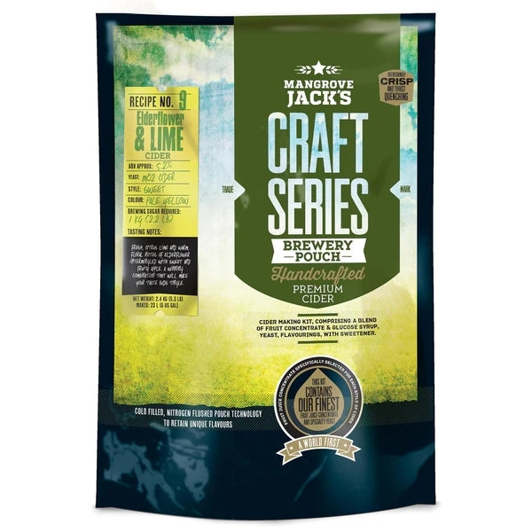 Craft Series Elderflower & Lime Cider ekstraktsett - 2,4kg