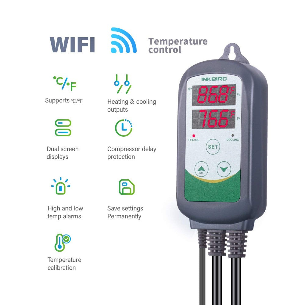 Inkbird WIFI ITC-308 Dual Temperatur Kontroller