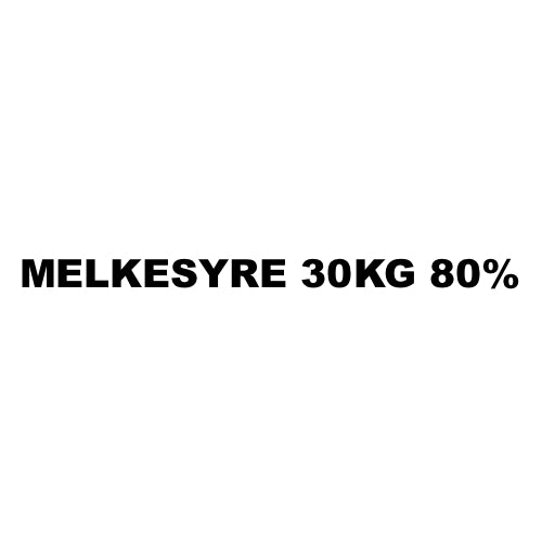 Melkesyre 30kg 80% - Galacid Excel 80