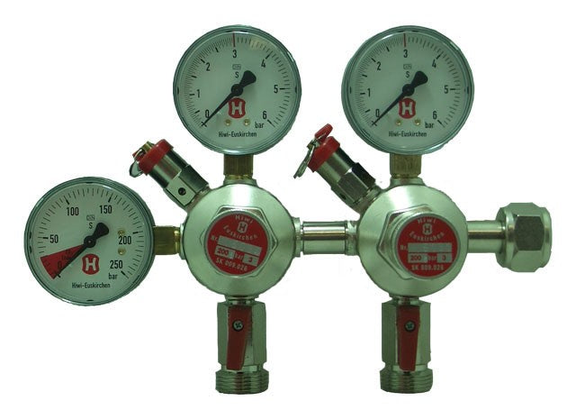 CO2 regulator med 2 utganger - Hiwi