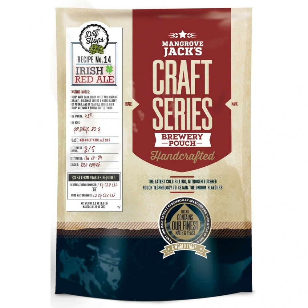 Craft Series Irish Red Ale ekstraktsett - 2,2kg