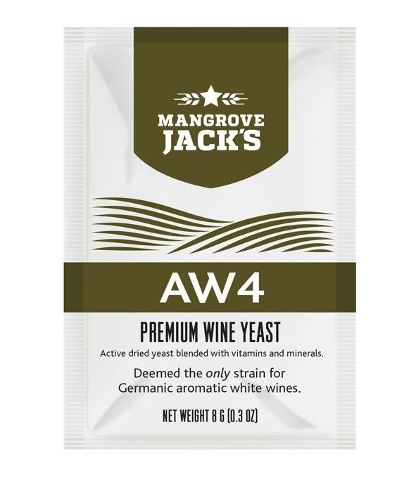 Mangrove Jack´s AW4 vingjær - 8g (Hvitvin og rosé)