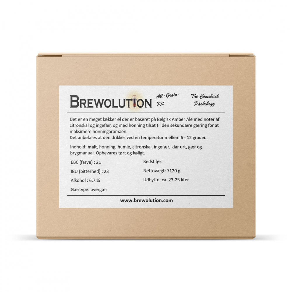 The Comeback Påskeøl - allgrain ølsett