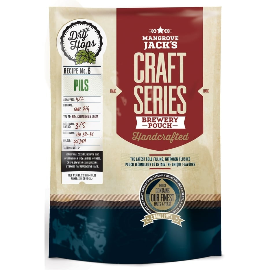 Craft Series Pils with dry hops - 2,2kg ekstraktsett