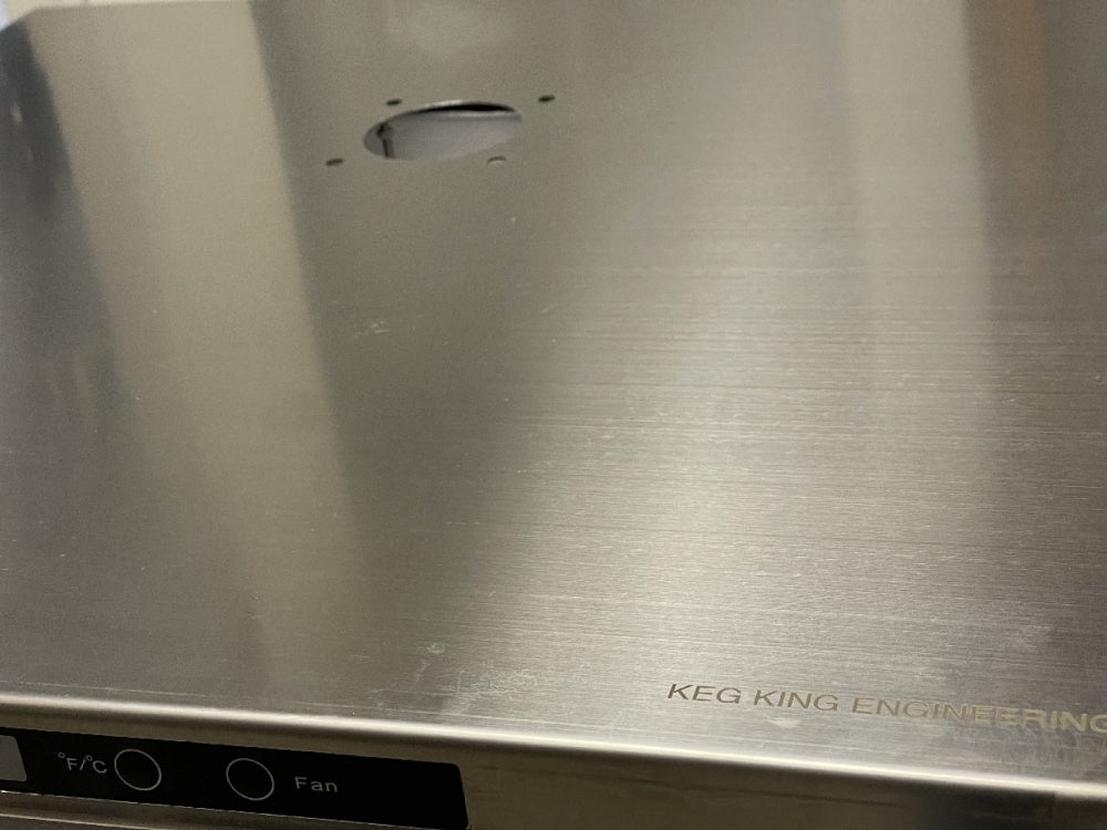 Topplate av rustfritt stål til Kegerator Series 4 og XL