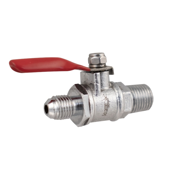 Stengeventil med tilbakeslagsventil, 1/4" NPT x 1/4" MFL