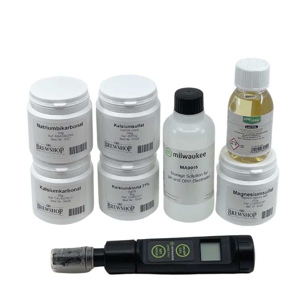 Startsett for vannjustering