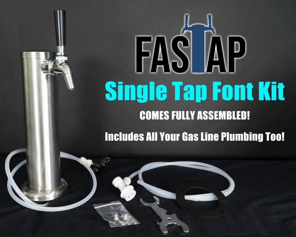 FasTap Font Kit - Tappetårn sett med 1 kran - Keg King