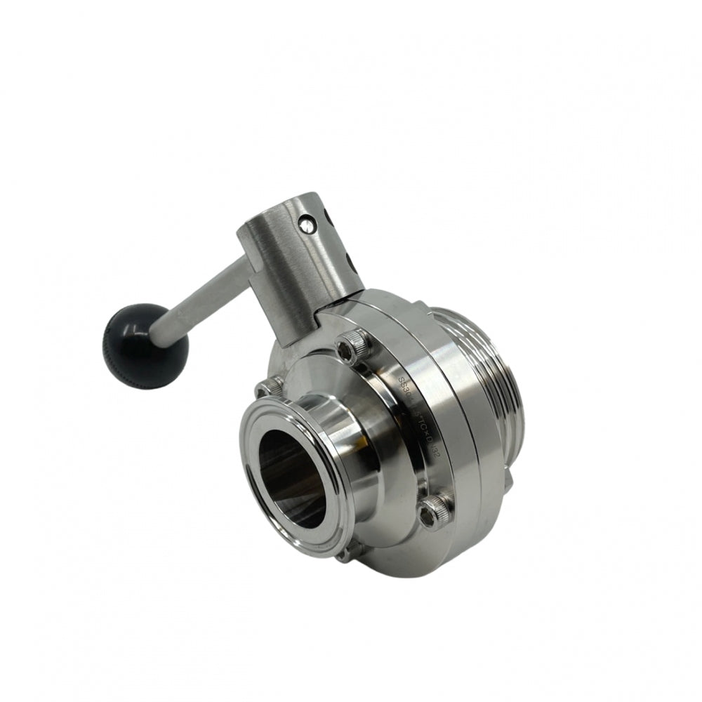 DN32 til 1,5" Tri-Clamp Butterfly ventil