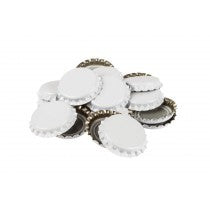 Korker 26mm hvit, 100 stk.