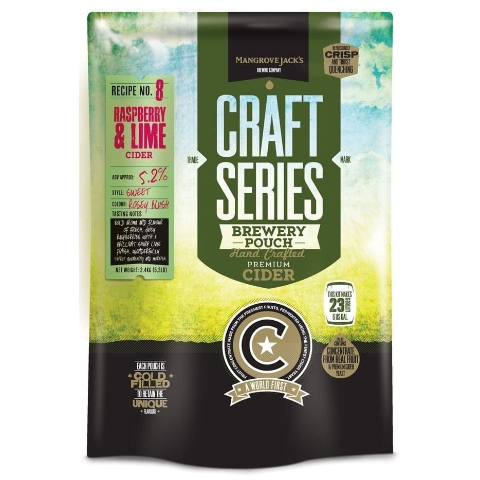 Craft Series Raspberry & Lime Cider ekstraktsett - 2,4kg