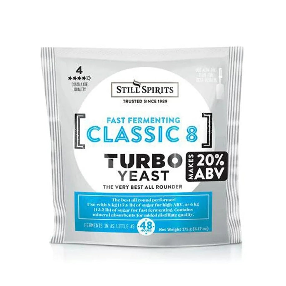 Still Spirits Classic 8 Urea Turbo Yeast 175g - turbogjær