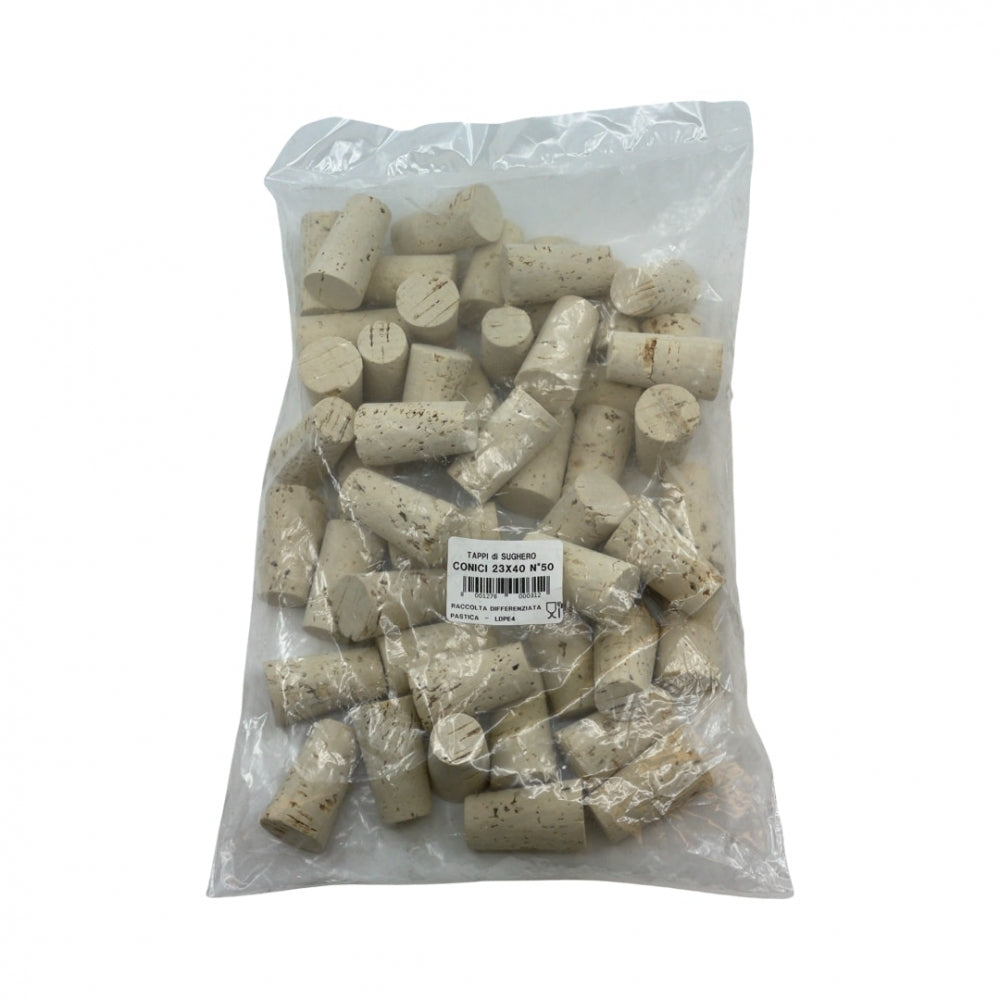 Konisk vinkork 23 x 40mm 50stk