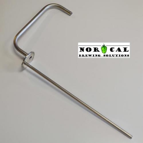 1,5" Tri-Clamp Blow-Off Tube with Thermowell - Norcal
