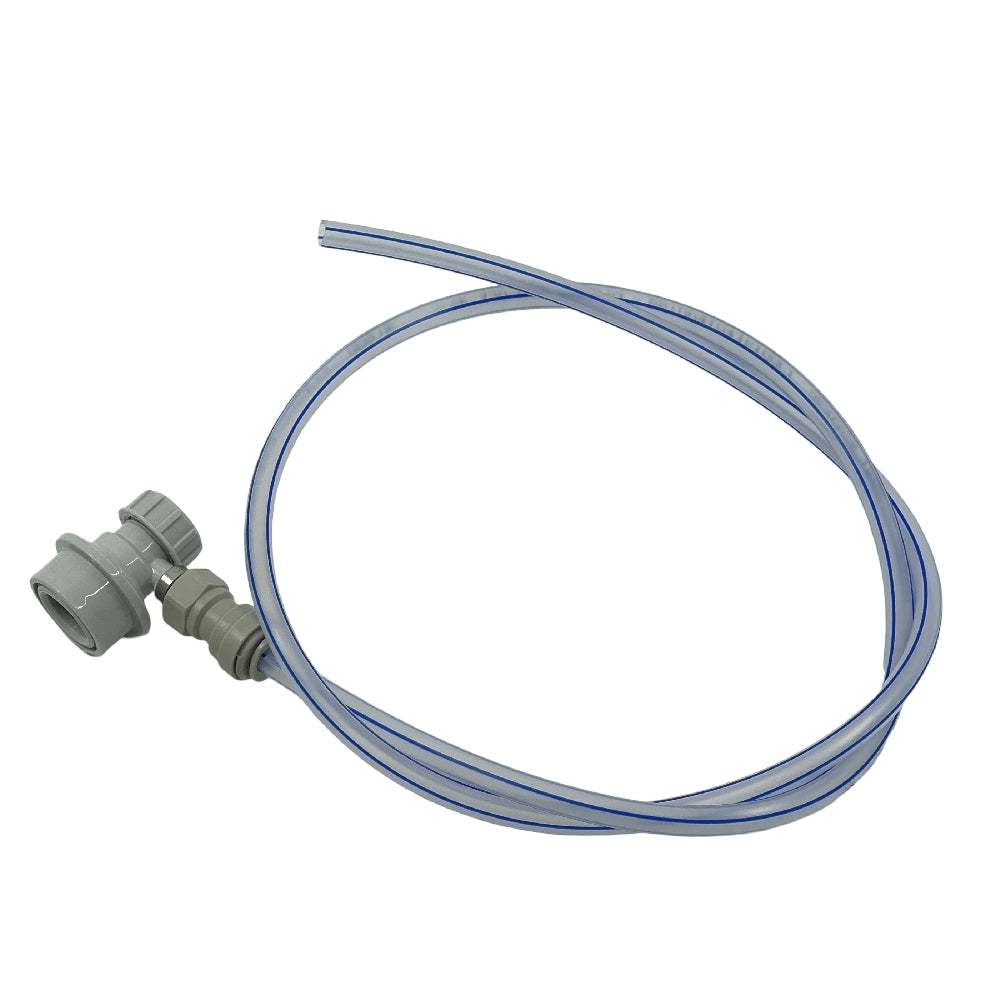 Pushfit CO2-slangesett med 5/16" LDPE blå stripet slange - ball lock