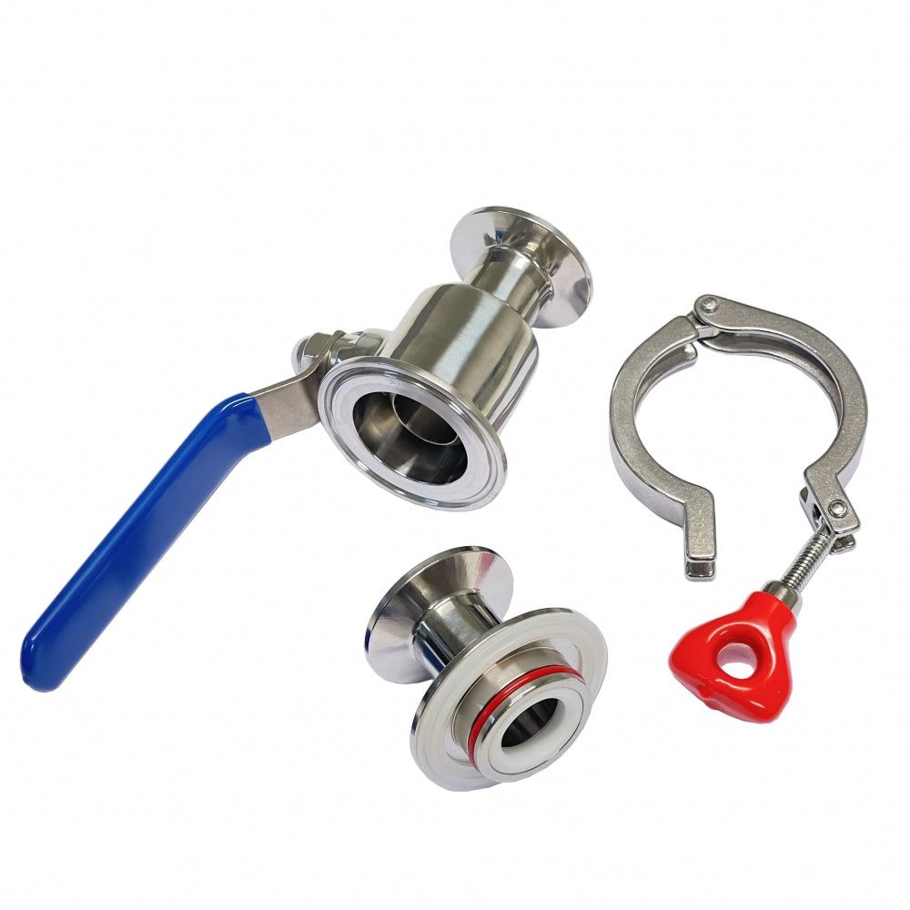 1,5" Tri-Clamp Quick Clean Kuleventil