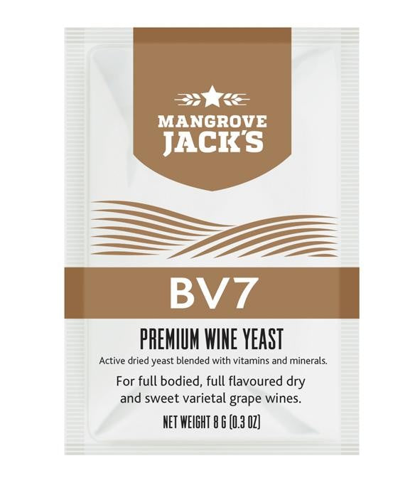 Mangrove Jack´s BV7 vingjær - 8g (Hvitvin)