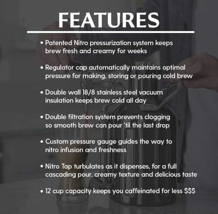 uKeg Nitro Cold Brew Coffee Maker (1,9L) - Nitrokaffe