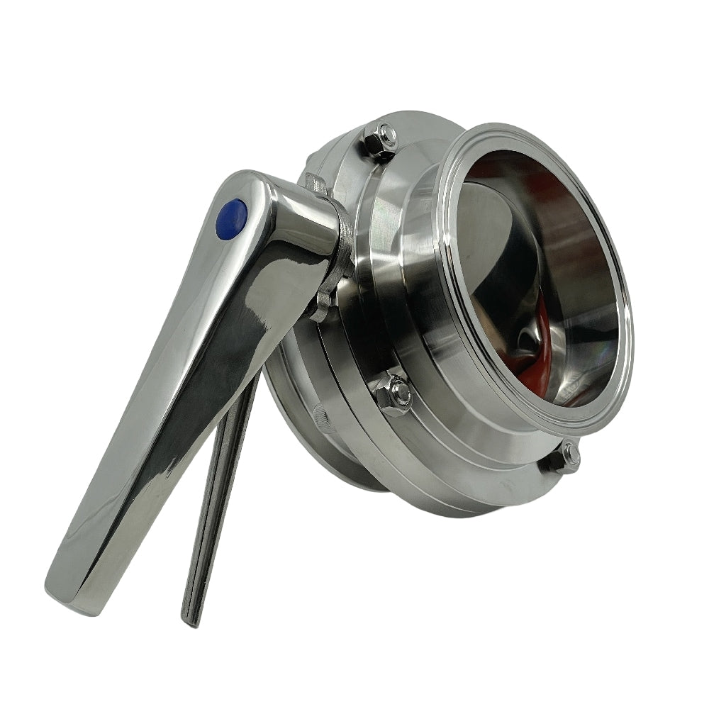 4" Tri-Clamp Butterfly ventil