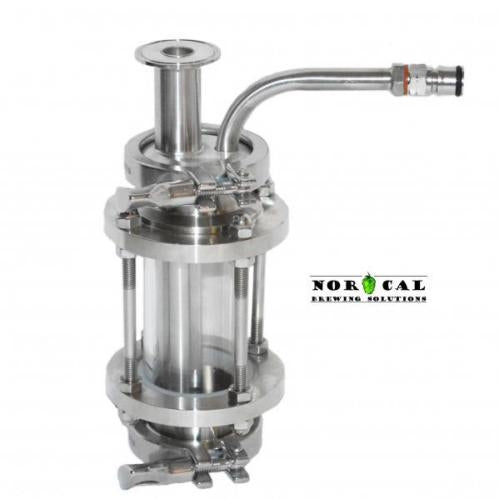 Yeast Brink 1.5" TC x 2" Sight Glass Kit - Norcal