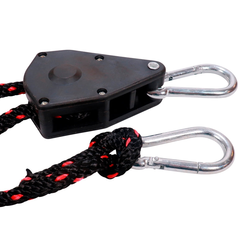 Talje med tau og karabinkroker - 113kg