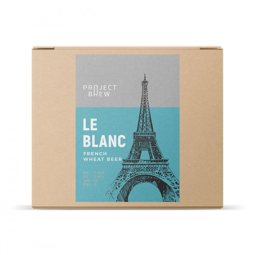 Le Blanc - French Wheat Beer - allgrain ølsett